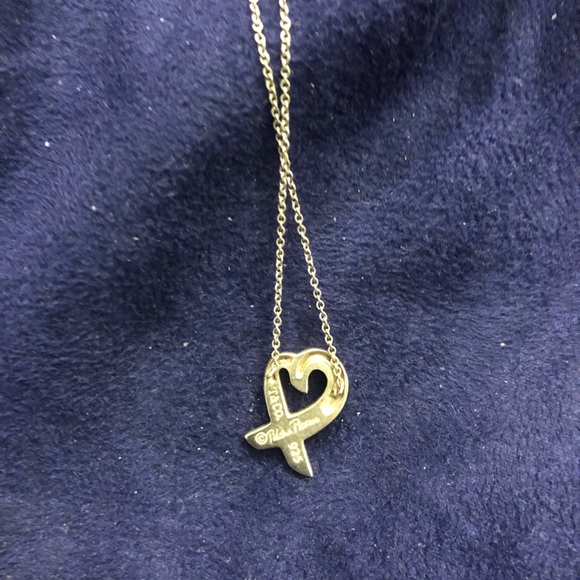 Tiffany & Co. sterling silver heart necklace - Picture 4 of 6
